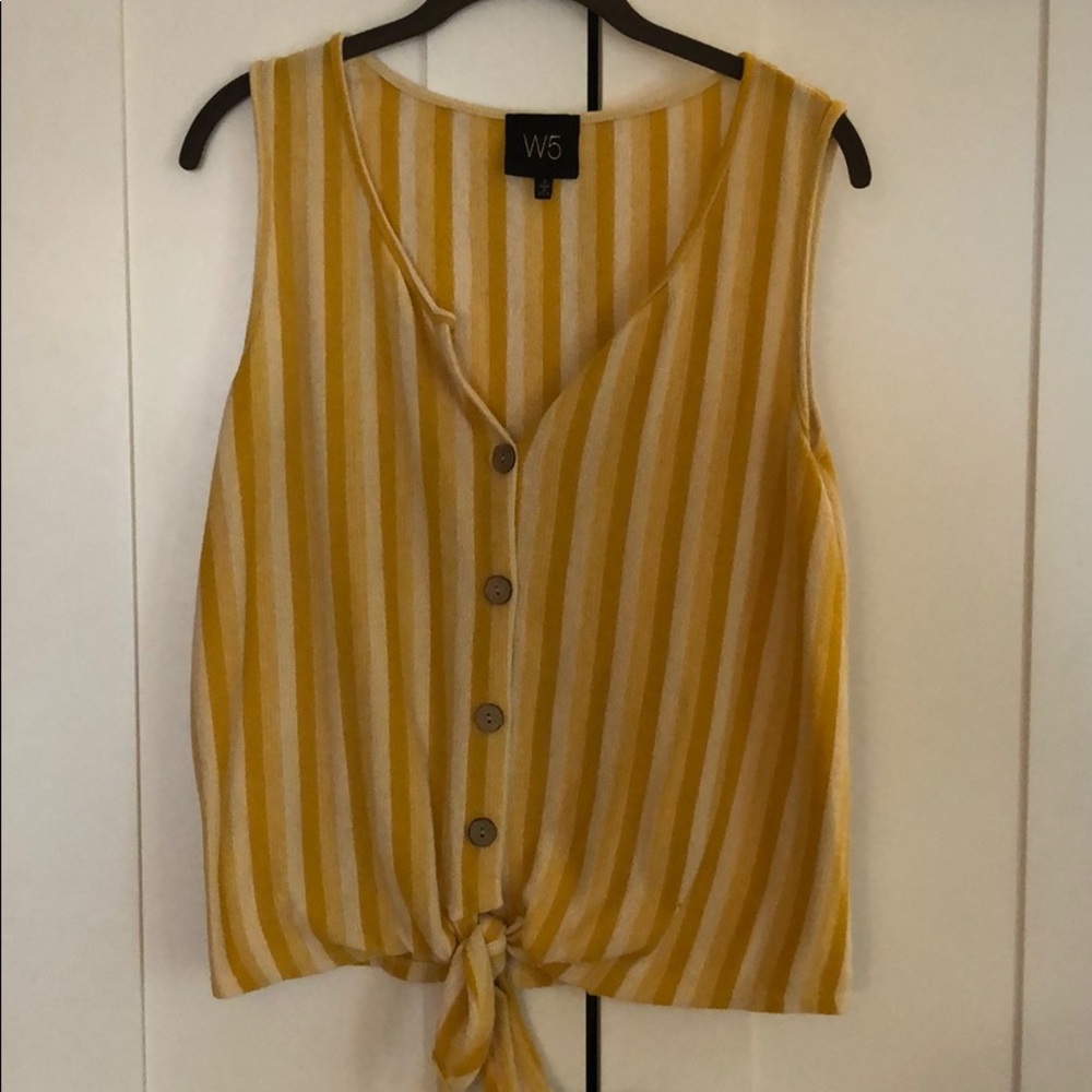 Mustard tank, size small
